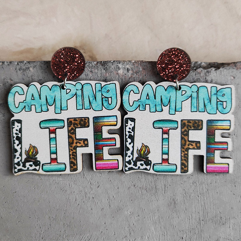 Wholesale Cow Print Leopard Aztec Earrings